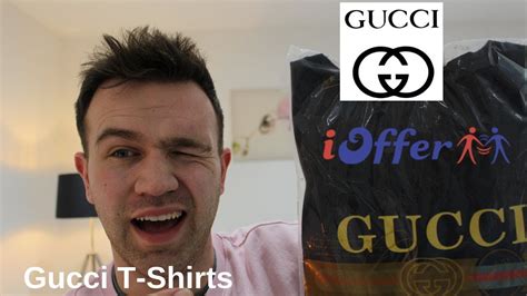 ioffer gucci red shirt|Gucci jersey t shirt.